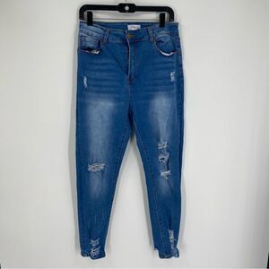 BAMBOO Classic Blue Cropped Jeans size 15